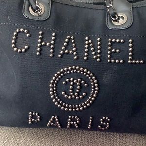 Chanel tote in good condition, well used and loved. Still looks good